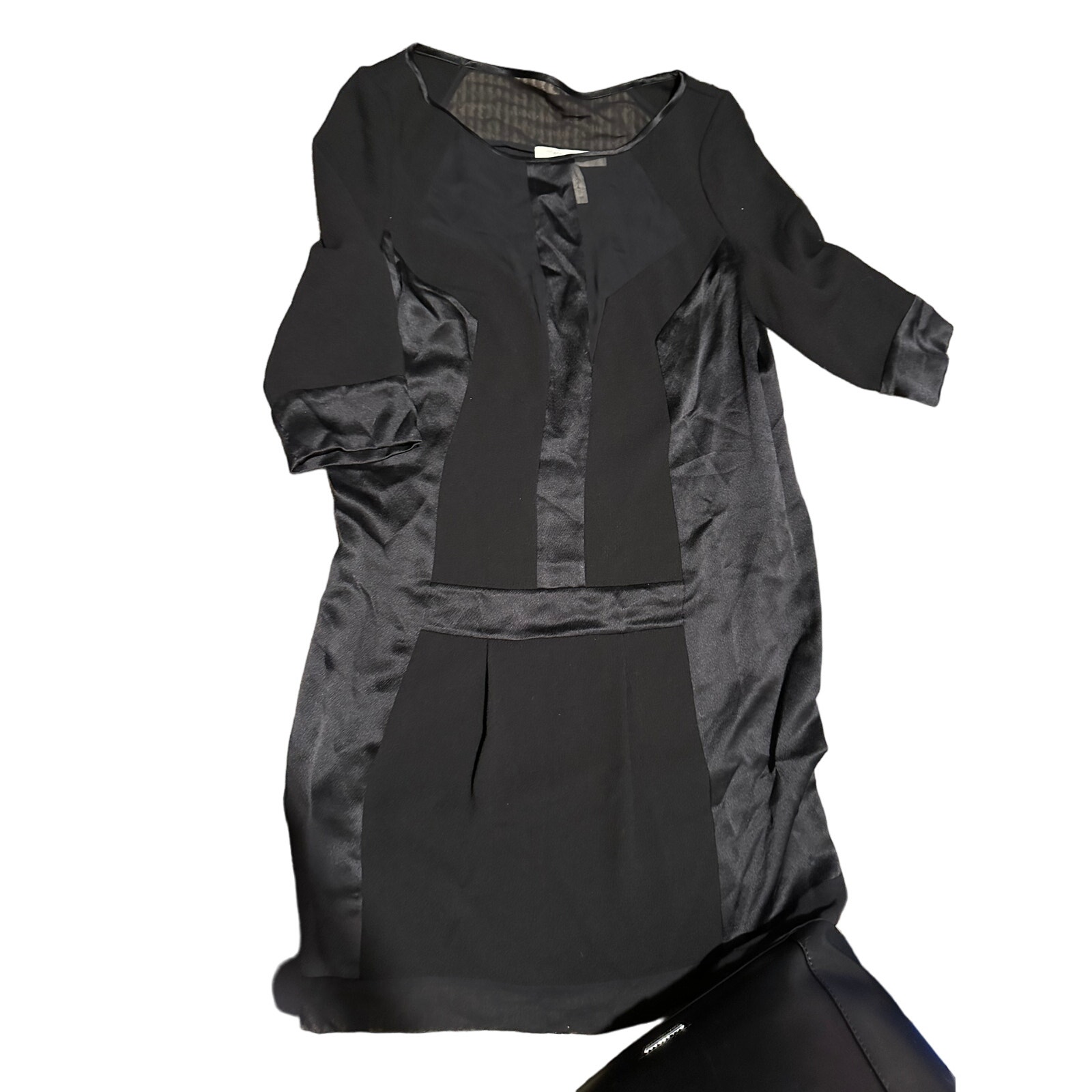 Bcbgmaxazria Women's Colorblocked Sheat Dress Size Xxs Nwt